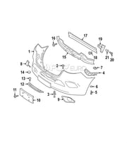 MERCEDES SPRINTER FRONT BUMPER TREAD PLATE STEP TRIM 2013 - 2018 OE 9068850411